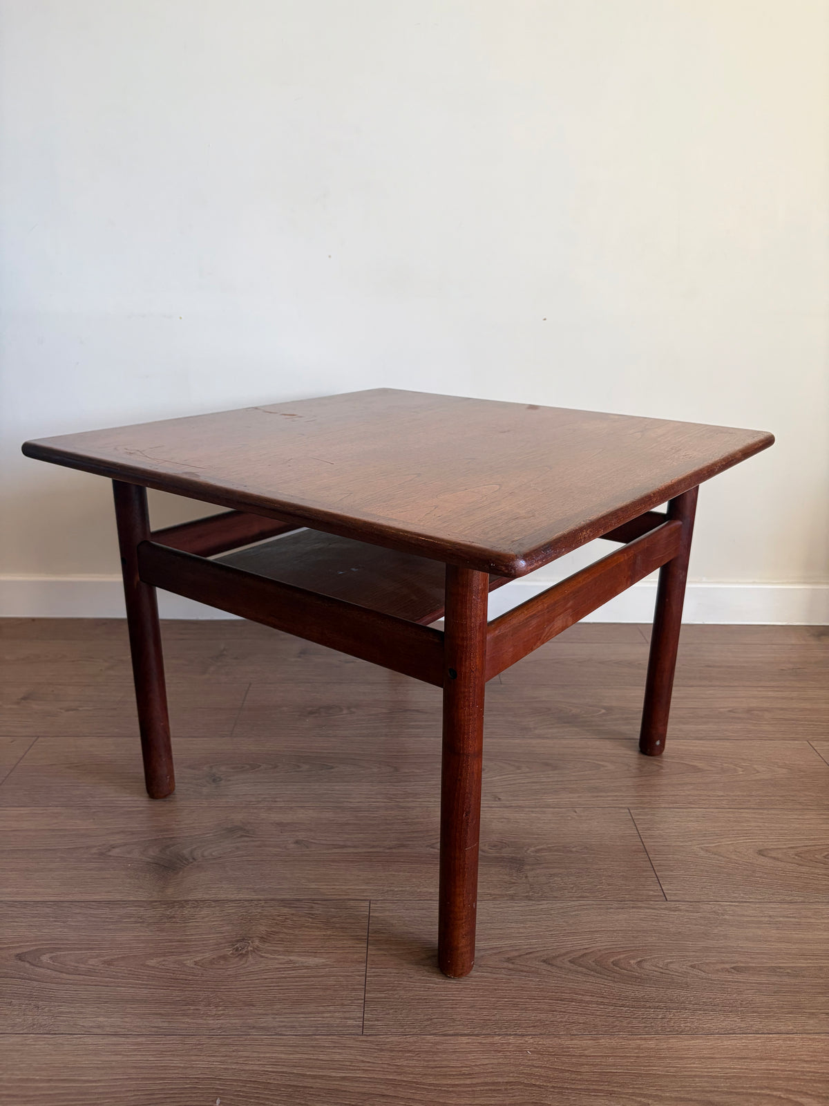 Teak Danish Mid-Century Coffee Table from Trioh Møbler - Refurbished in Excellent Condition