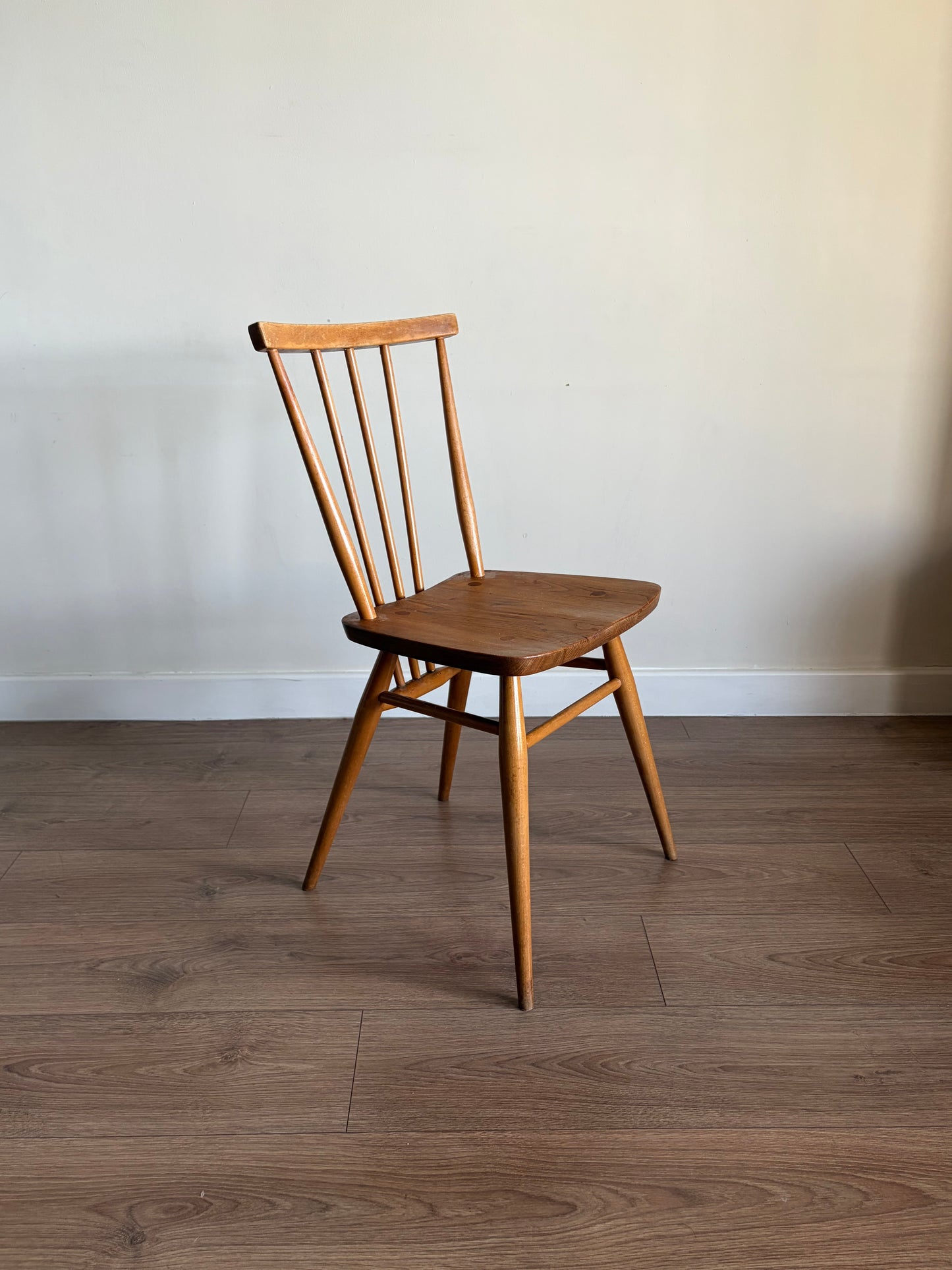 Four Ercol 391 Dining Chairs Mid-Century Modern Refurbished - Very Good Condition