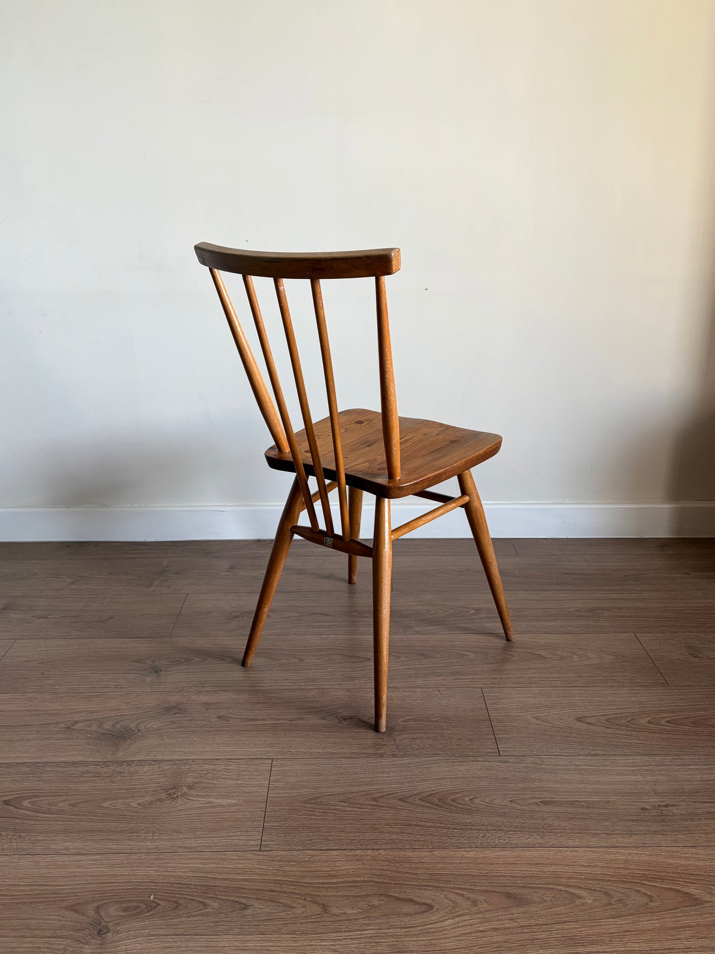 Four Ercol 391 Dining Chairs Mid-Century Modern Refurbished - Very Good Condition