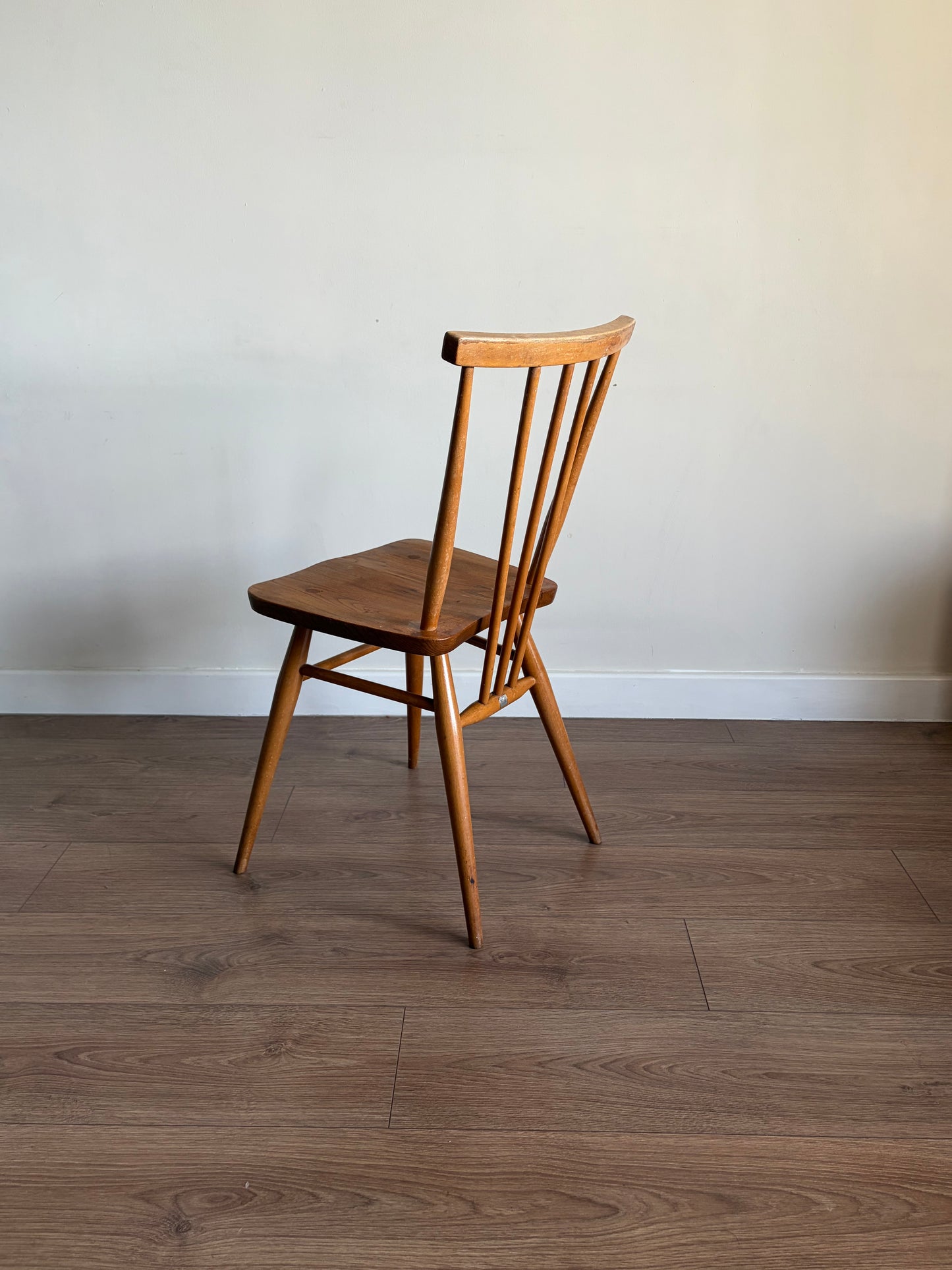 Four Ercol 391 Dining Chairs Mid-Century Modern Refurbished - Very Good Condition