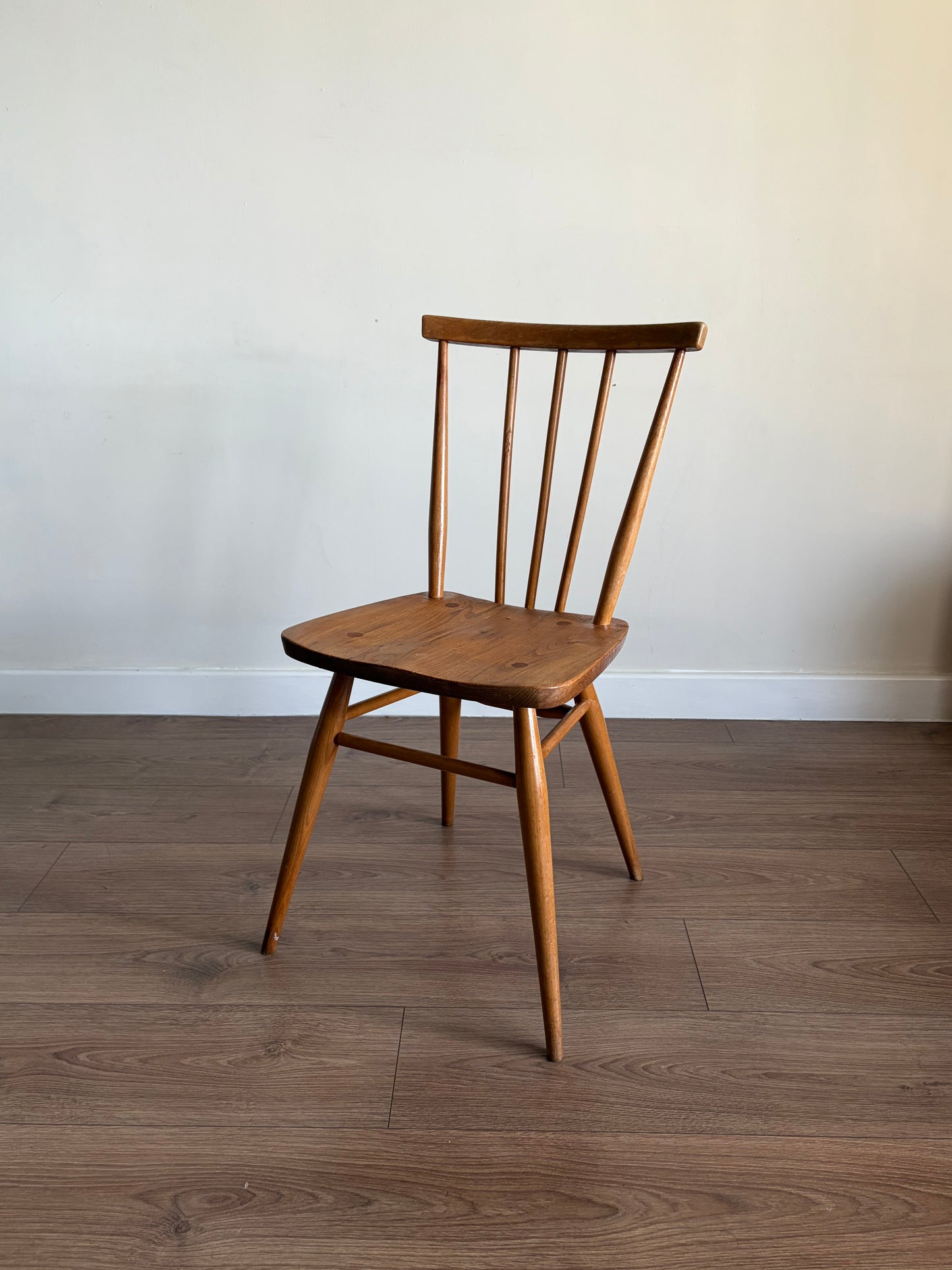 Four Ercol 391 Dining Chairs Mid-Century Modern Refurbished - Very Good Condition