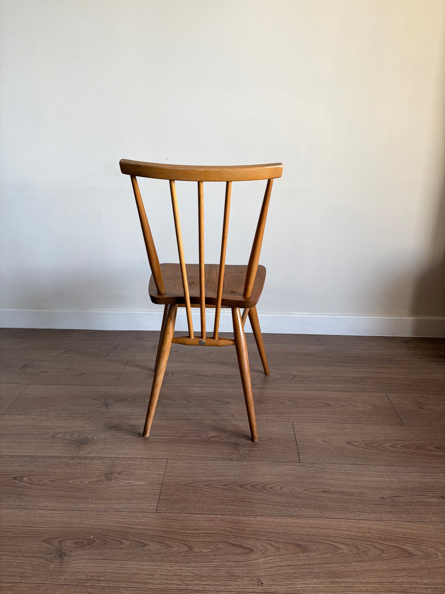 Two Ercol 391 Dining Chairs Mid-Century Modern Refurbished - Very Good Condition