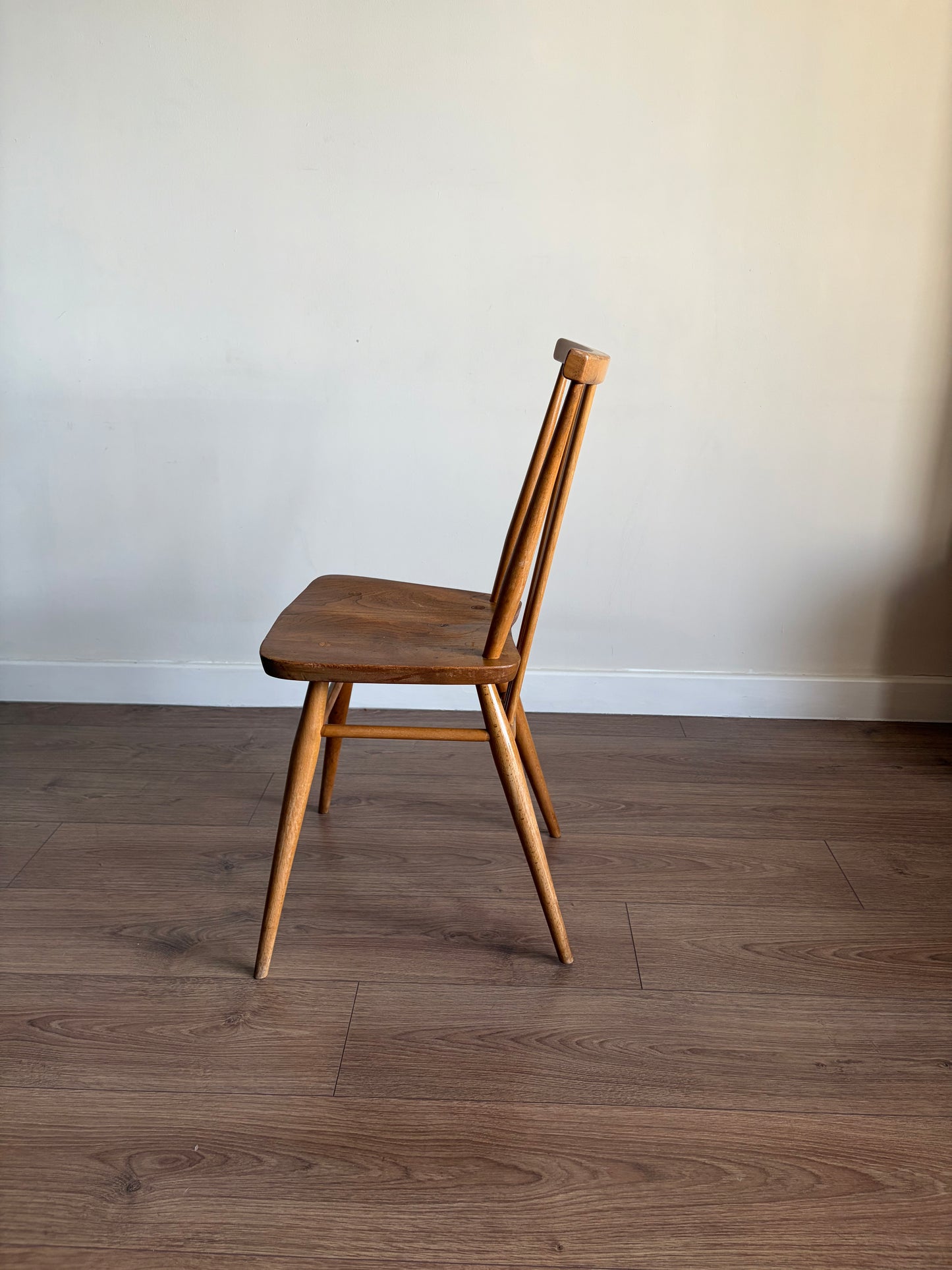 Two Ercol 391 Dining Chairs Mid-Century Modern Refurbished - Very Good Condition