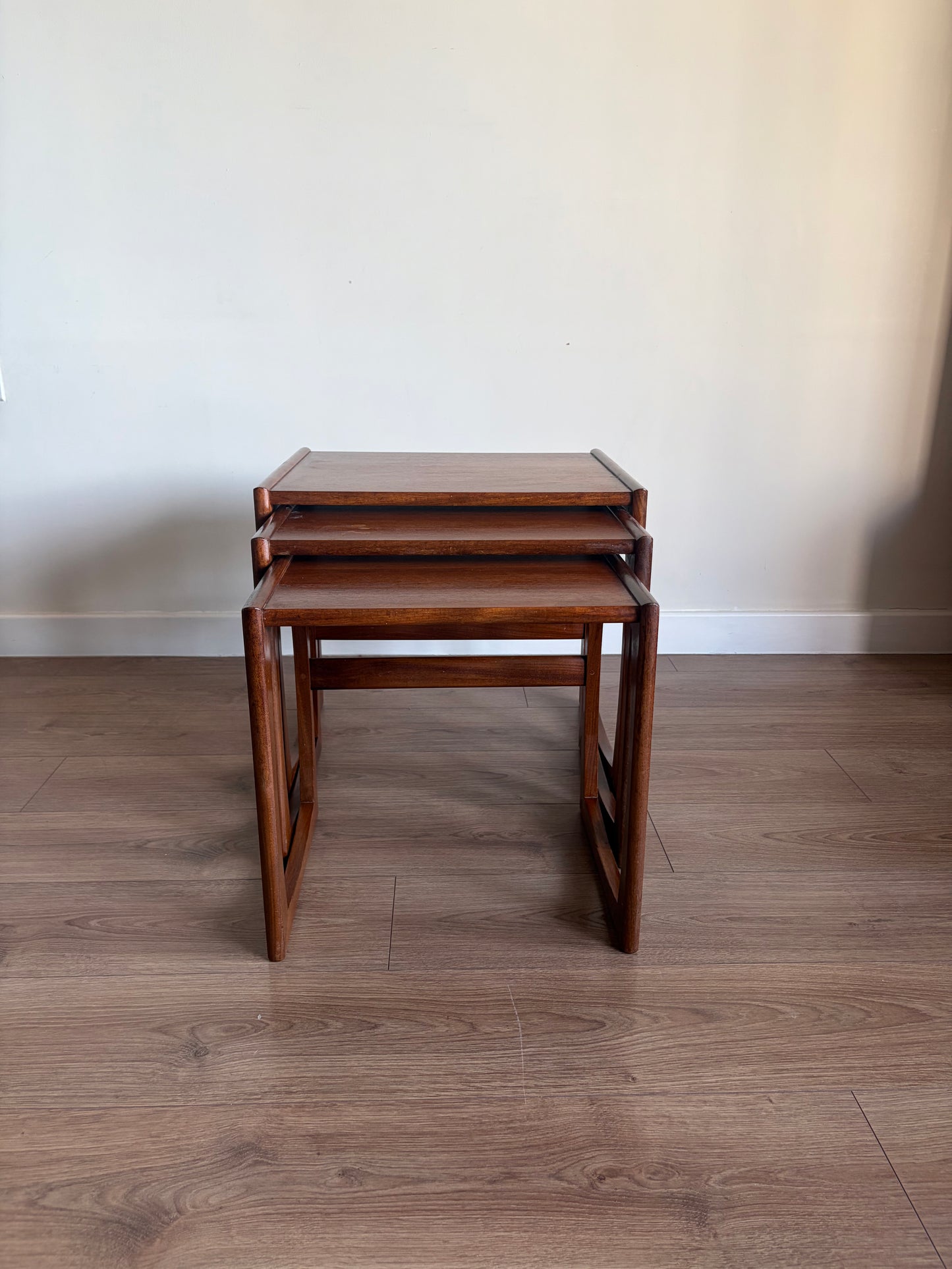 G-Plan Quadrille Teak Nest of Tables – Mid-Century Modern Refurbished Very Good Condition