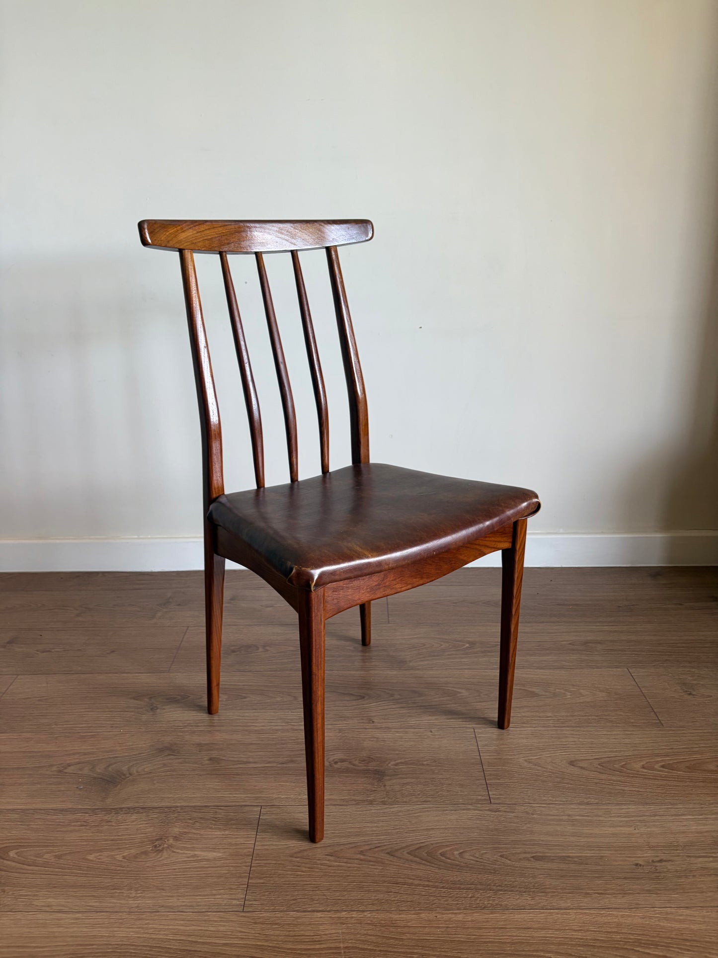 Three Teak Dining Chairs by John Herbert for A. Younger Mid-Century Modern Refurbished - Excellent Condition