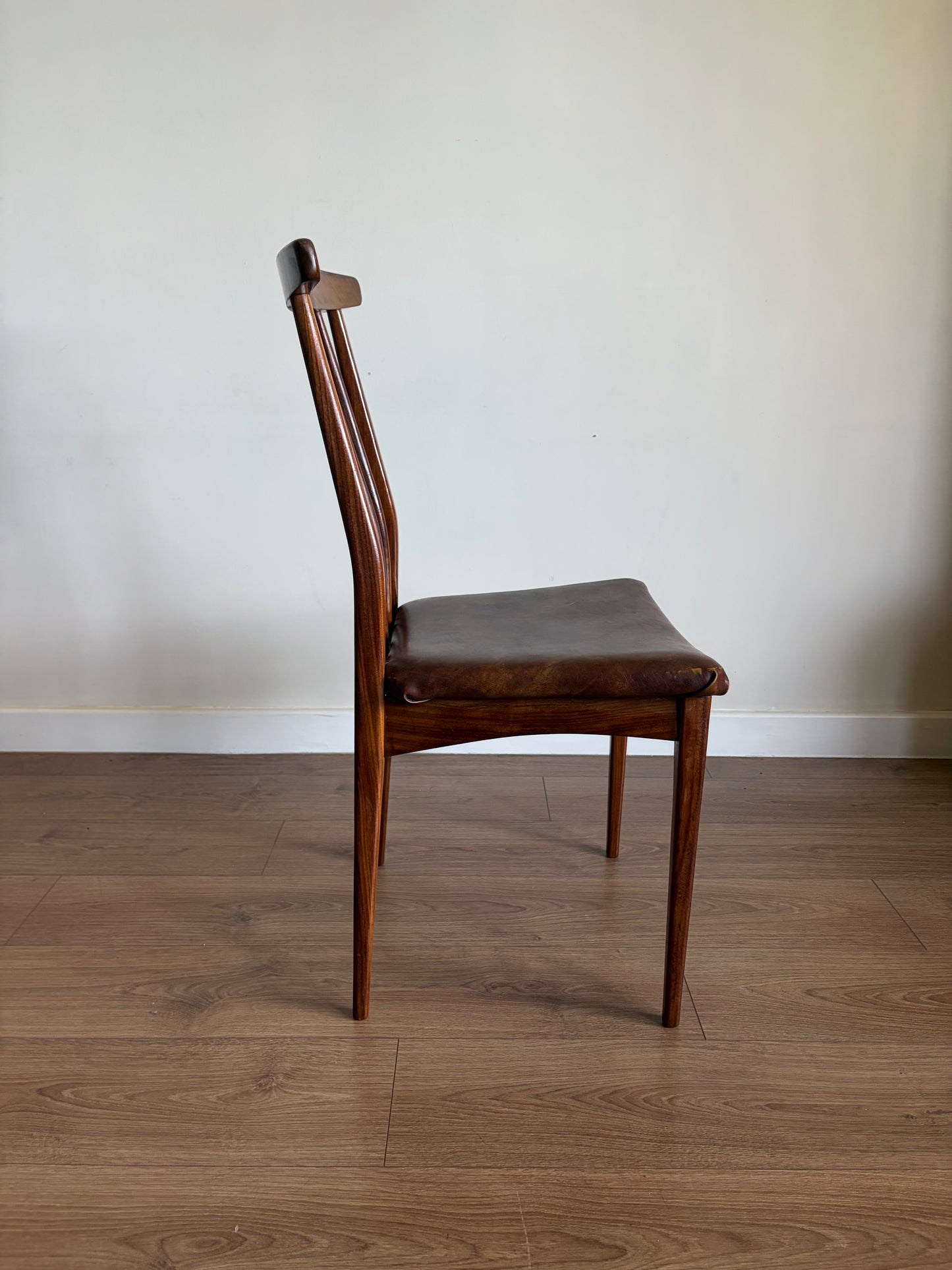 Three Teak Dining Chairs by John Herbert for A. Younger Mid-Century Modern Refurbished - Excellent Condition