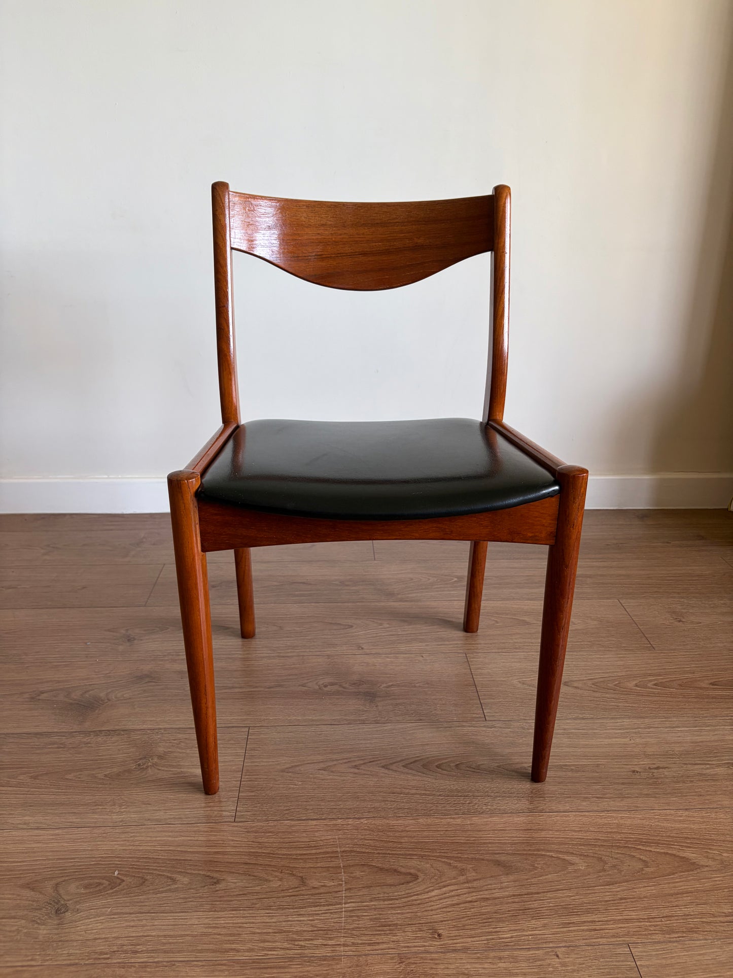 Four Danish Teak Dining Chairs for SL Møbler Mid-Century Modern Refurbished - Excellent Condition