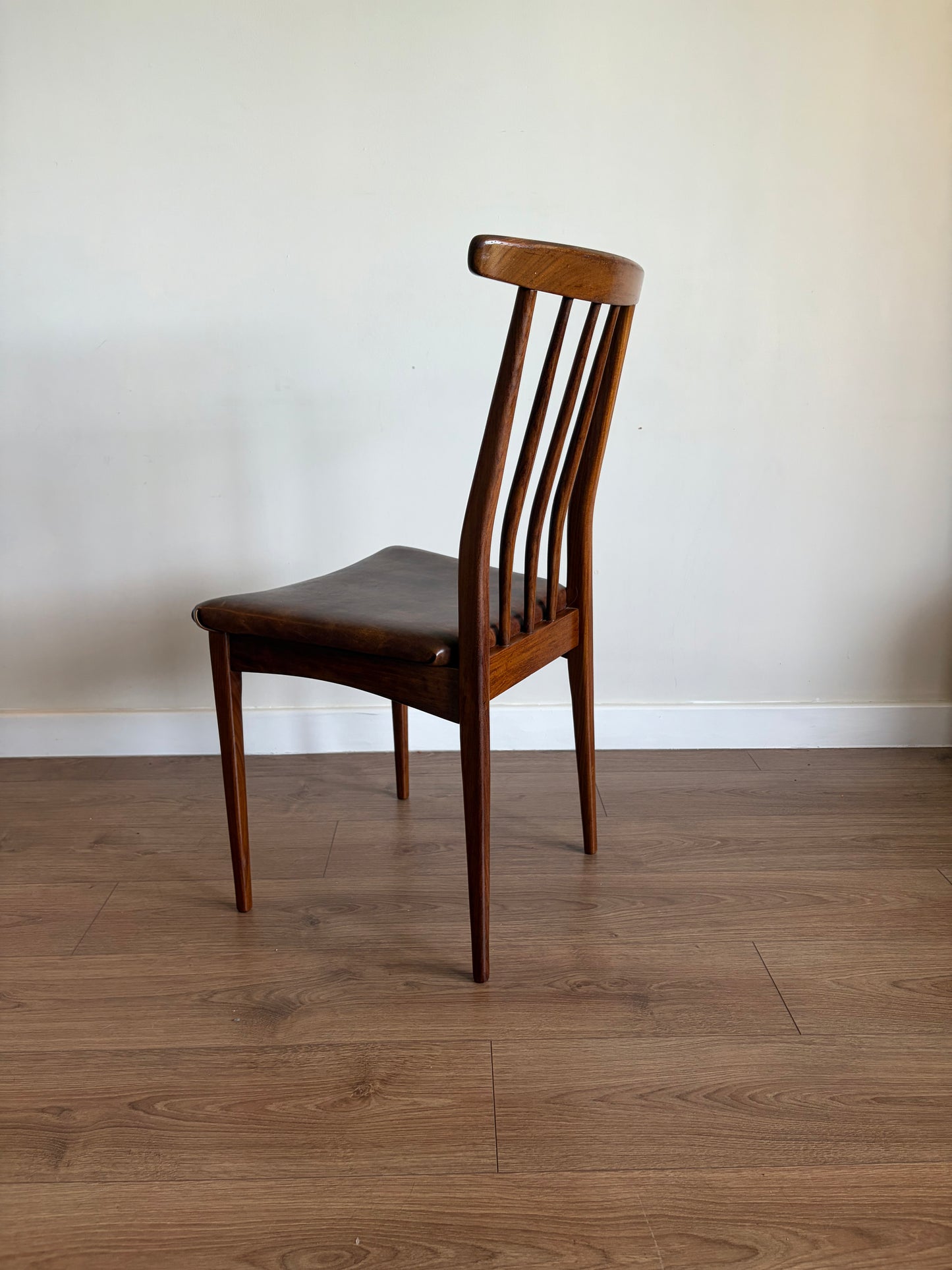 Three Teak Dining Chairs by John Herbert for A. Younger Mid-Century Modern Refurbished - Excellent Condition