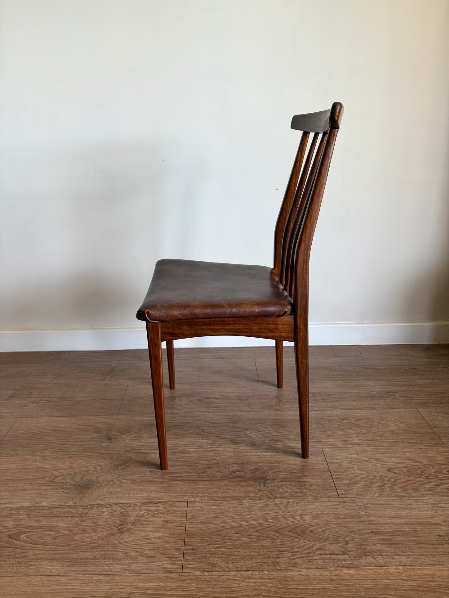 Three Teak Dining Chairs by John Herbert for A. Younger Mid-Century Modern Refurbished - Excellent Condition
