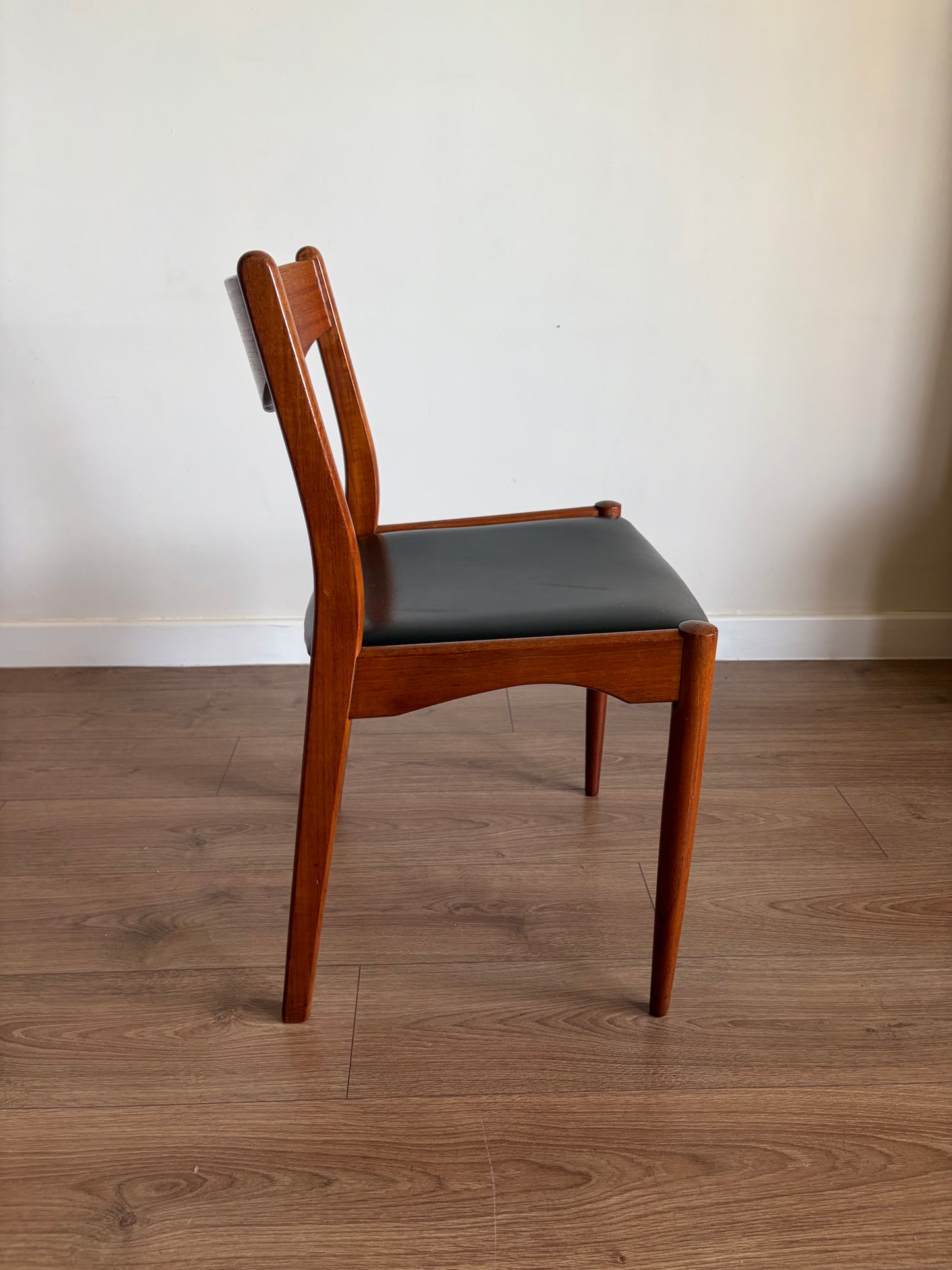 Four Danish Teak Dining Chairs for SL Møbler Mid-Century Modern Refurbished - Excellent Condition