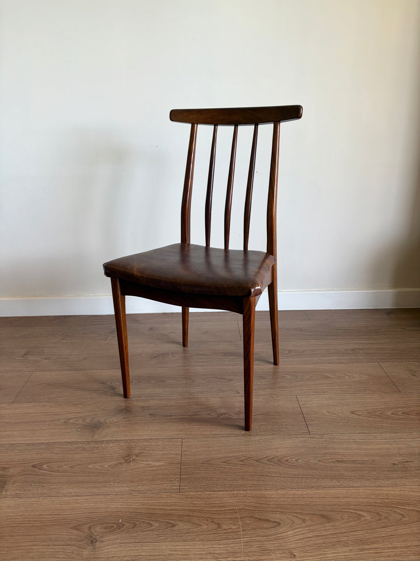 Three Teak Dining Chairs by John Herbert for A. Younger Mid-Century Modern Refurbished - Excellent Condition