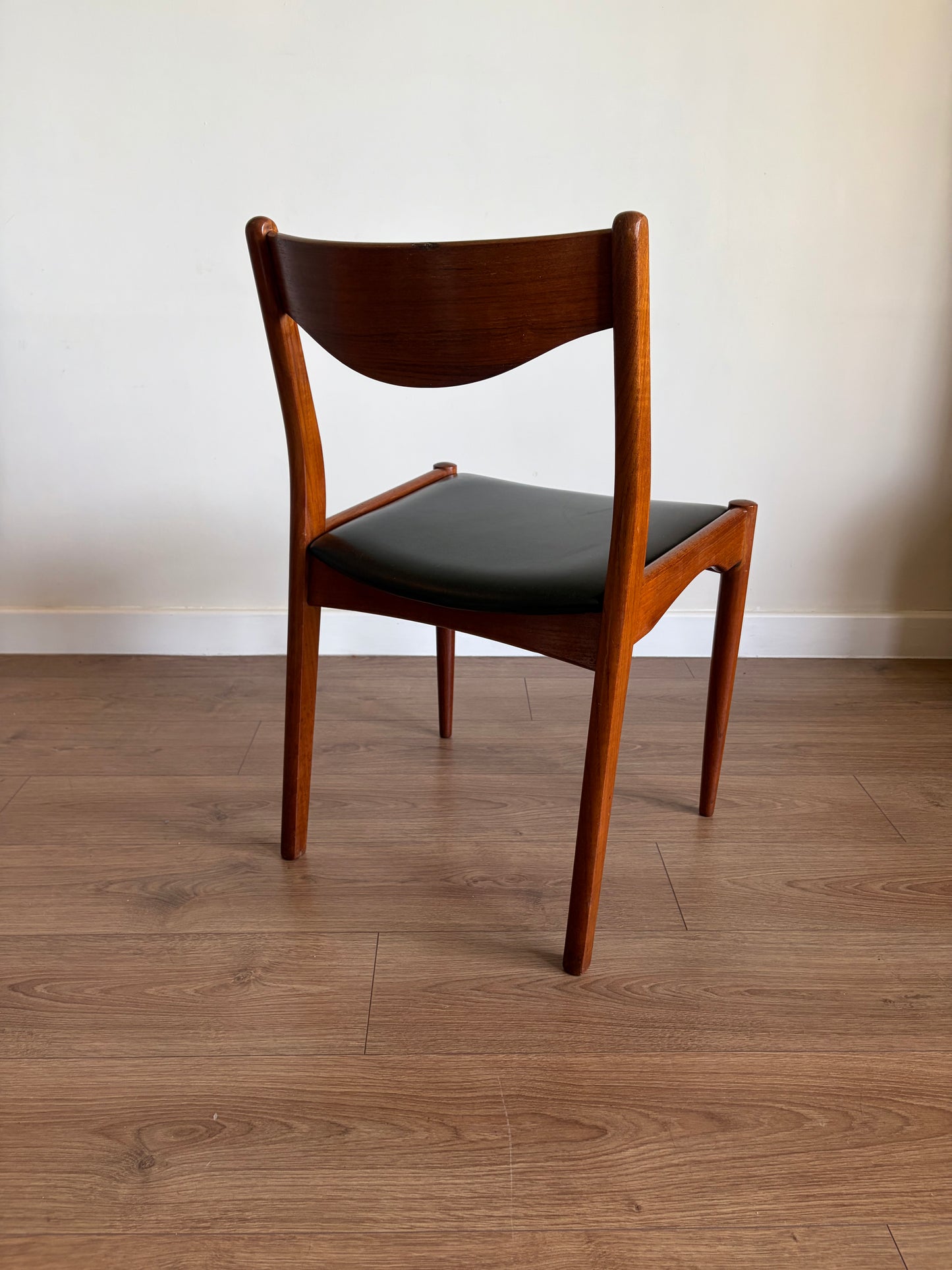 Four Danish Teak Dining Chairs for SL Møbler Mid-Century Modern Refurbished - Excellent Condition