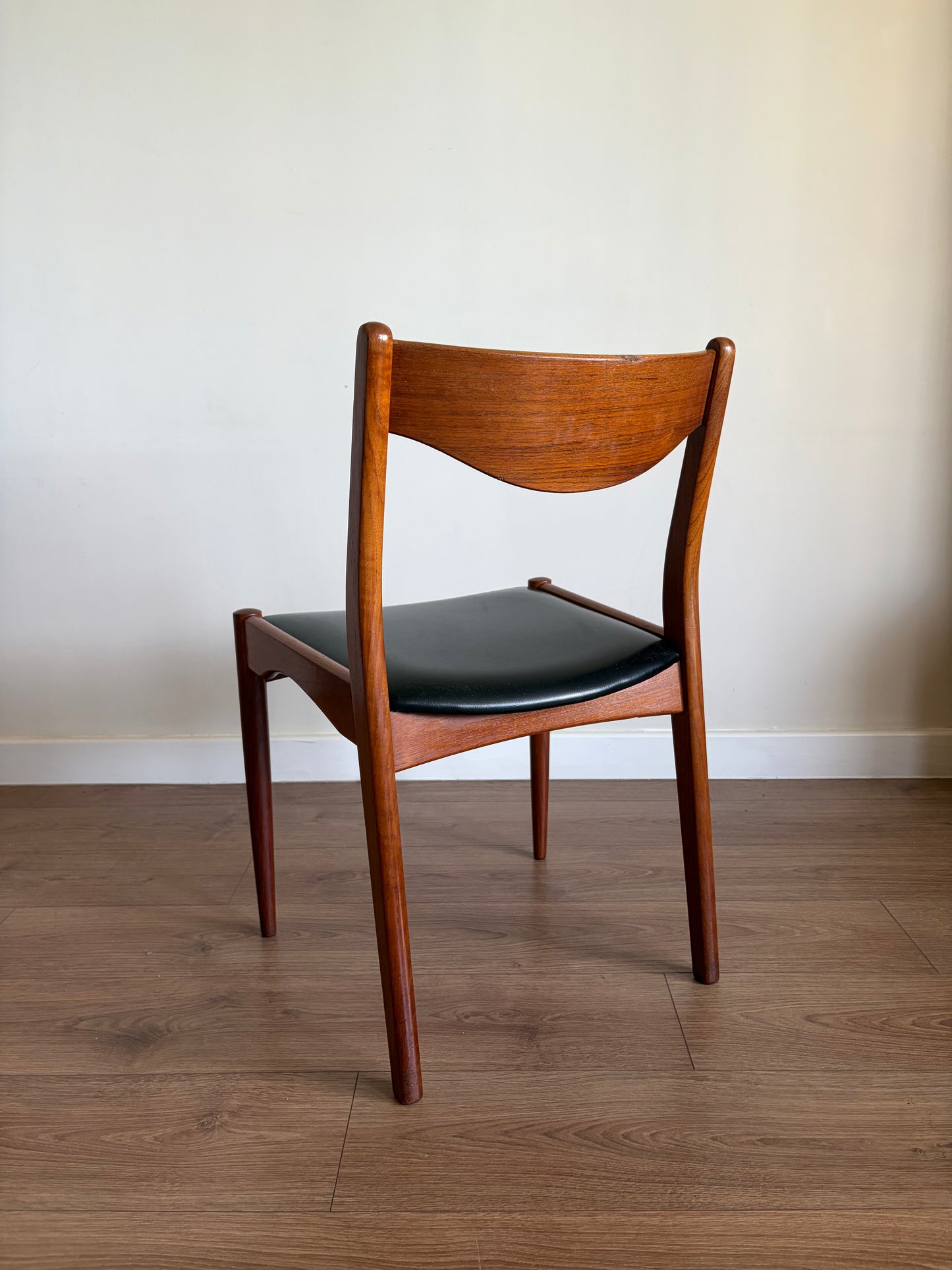Four Danish Teak Dining Chairs for SL Møbler Mid-Century Modern Refurbished - Excellent Condition