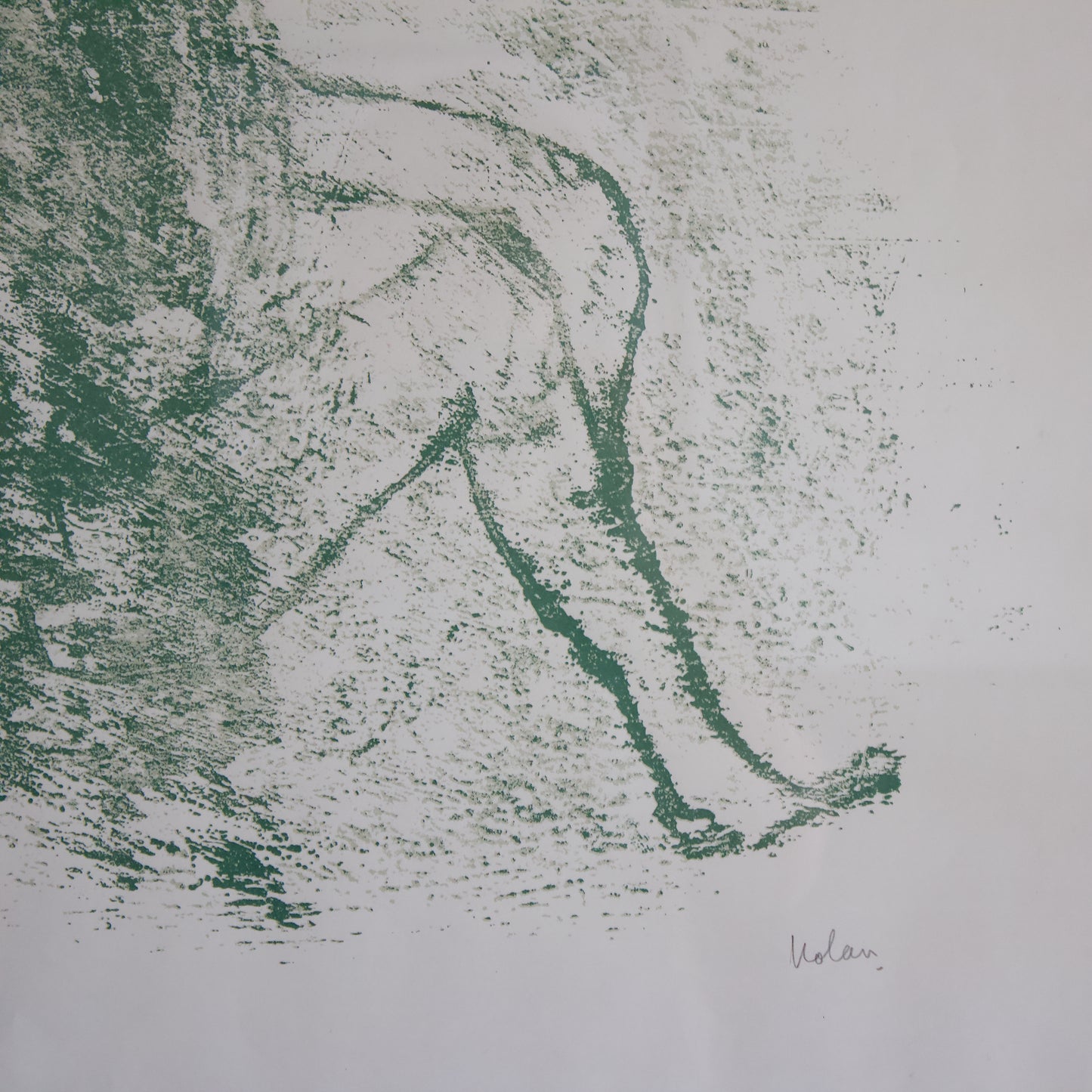 Rare Vintage Sidney Nolan (1917-1992) Screenprint 'Woman' Signed and Framed, Very Limited Edition 1960s