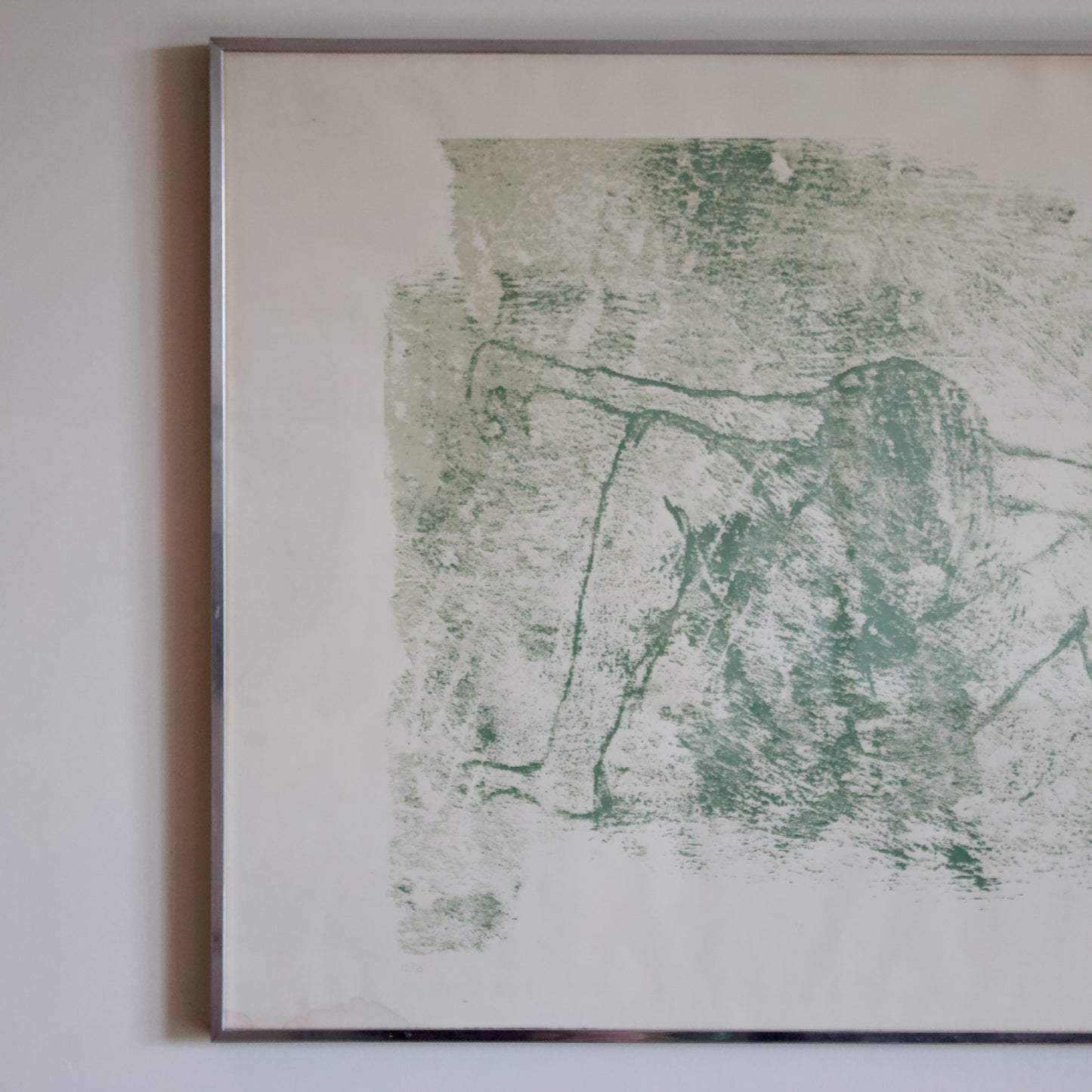 Rare Vintage Sidney Nolan (1917-1992) Screenprint 'Woman' Signed and Framed, Very Limited Edition 1960s