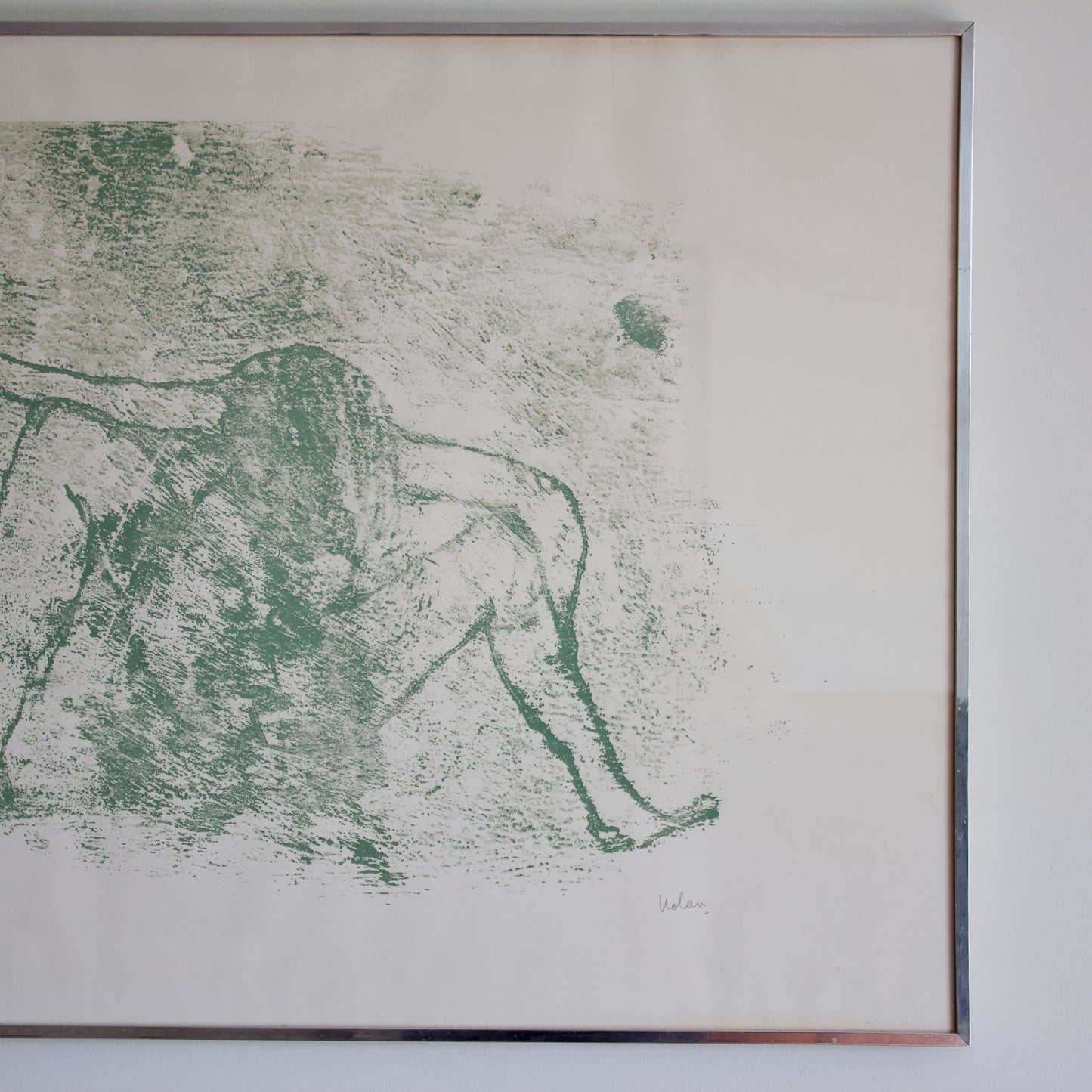 Rare Vintage Sidney Nolan (1917-1992) Screenprint 'Woman' Signed and Framed, Very Limited Edition 1960s