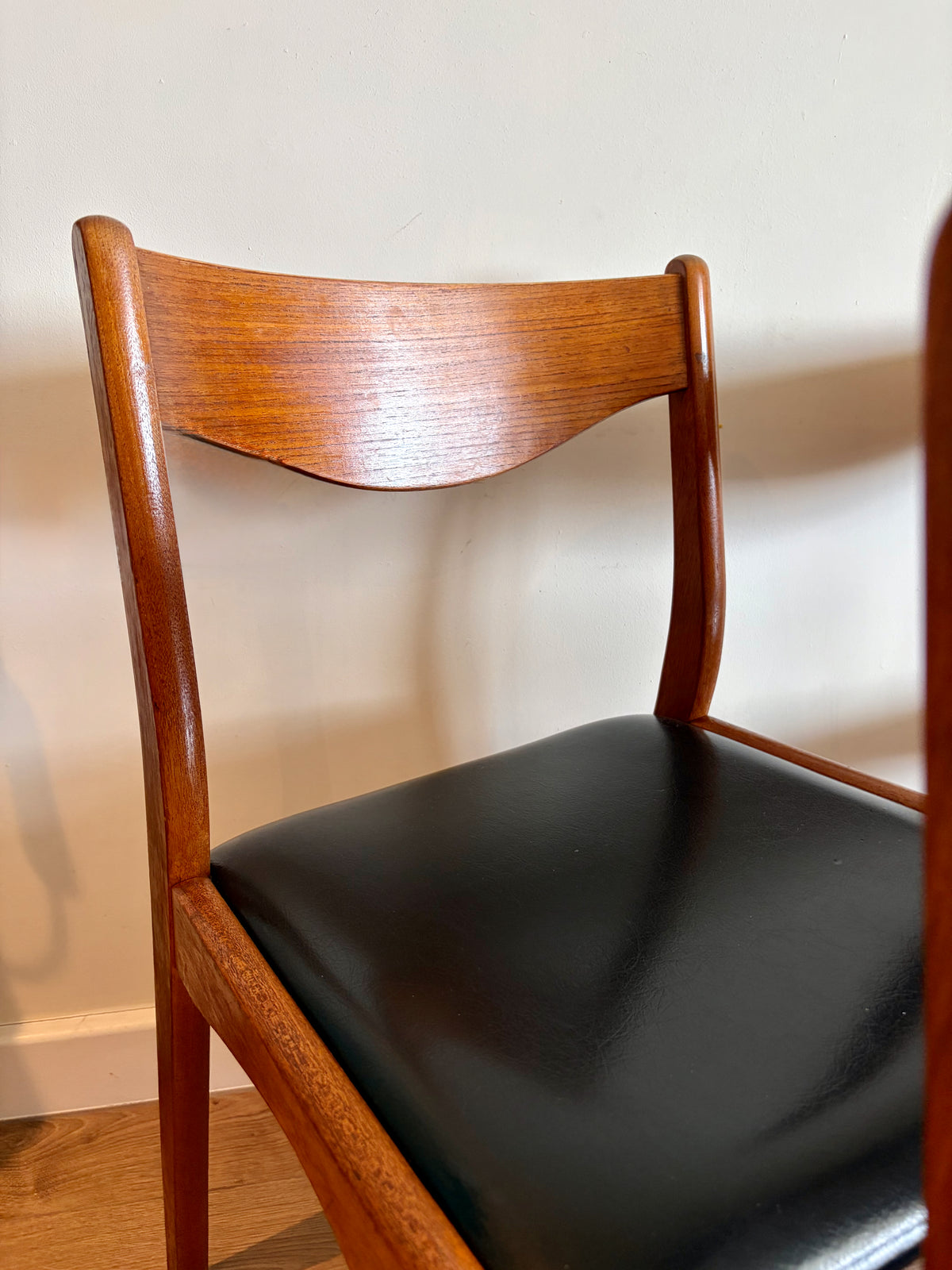Six Danish Teak Dining Chairs for SL Møbler Mid-Century Modern Refurbished in Excellent Condition