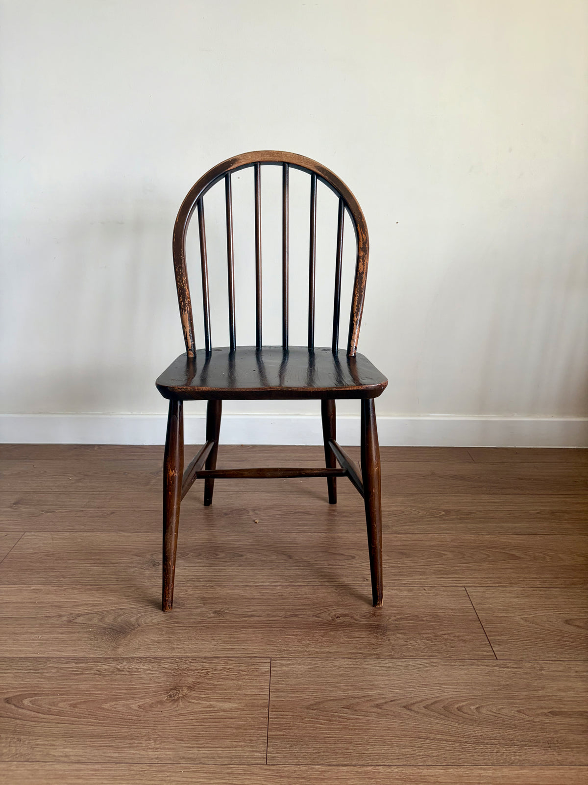 Four Ercol 370 Windsor Dining Chairs Mid-Century Modern Refurbished - Good Condition