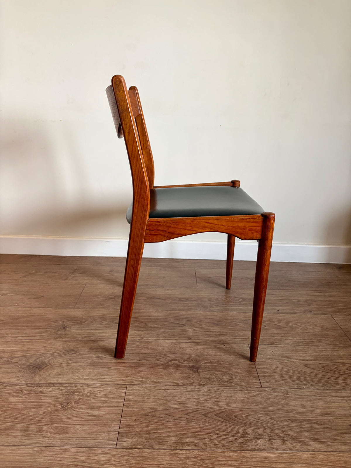 Six Danish Teak Dining Chairs for SL Møbler Mid-Century Modern Refurbished in Excellent Condition