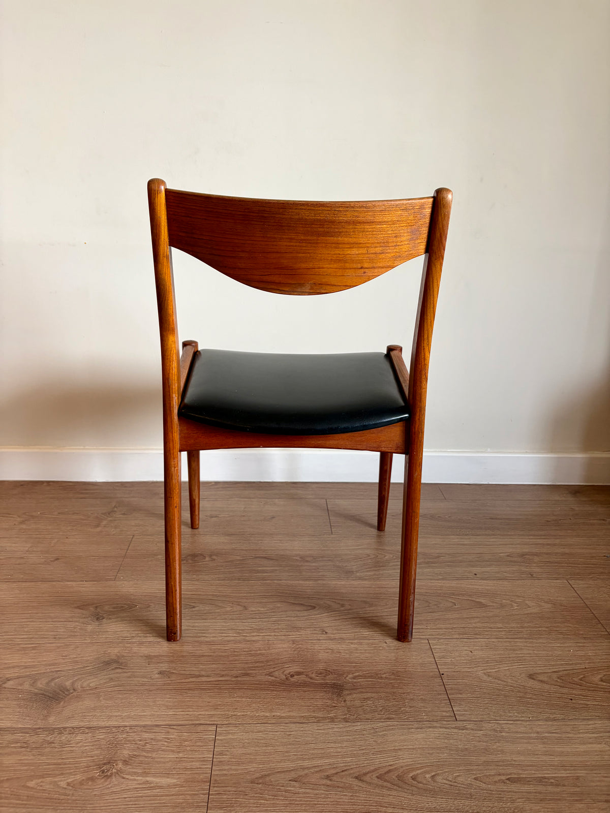 Six Danish Teak Dining Chairs for SL Møbler Mid-Century Modern Refurbished in Excellent Condition