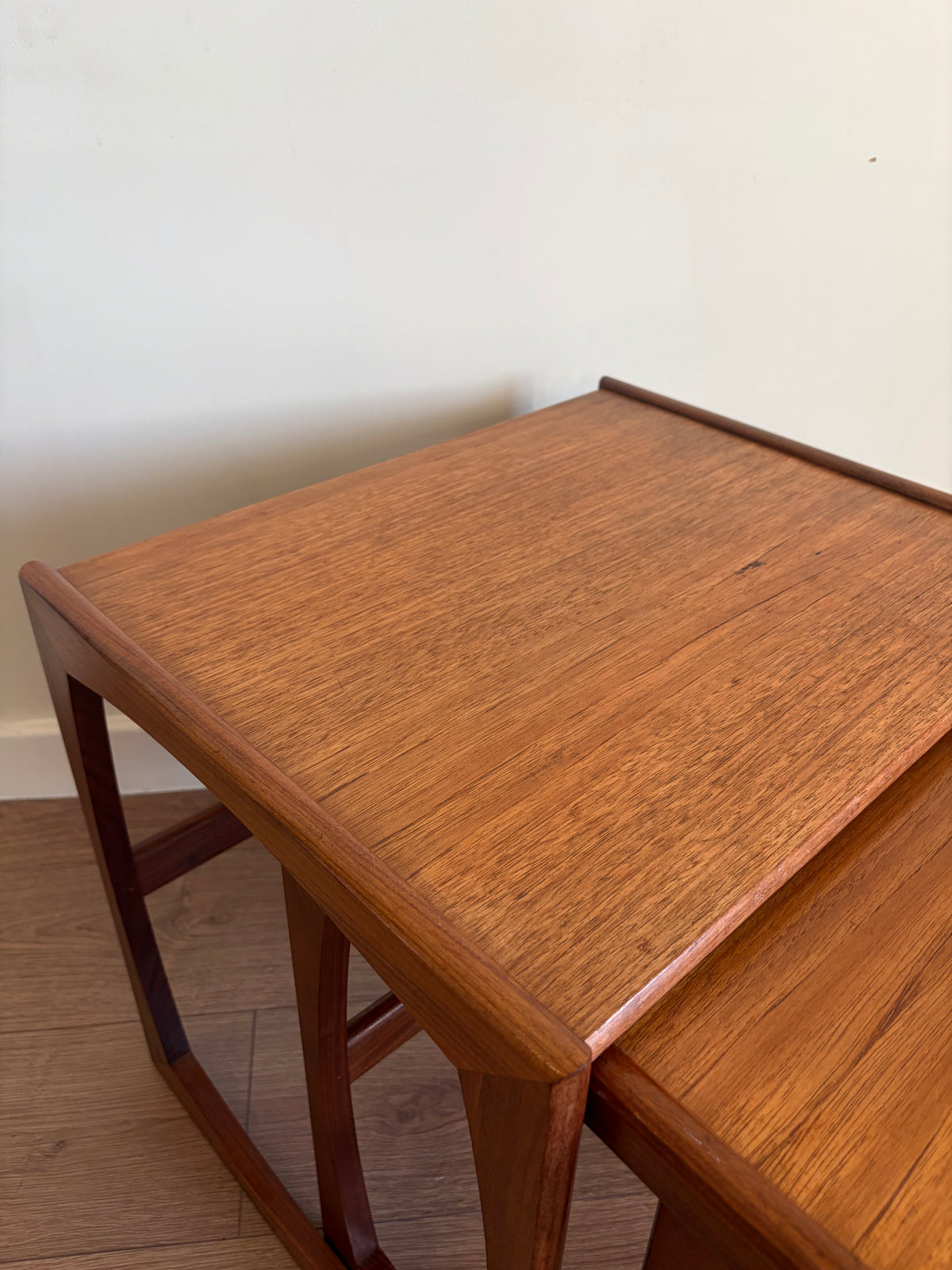 G-Plan Quadrille Teak Nest of Tables – Mid-Century Modern Refurbished in Excellent Condition