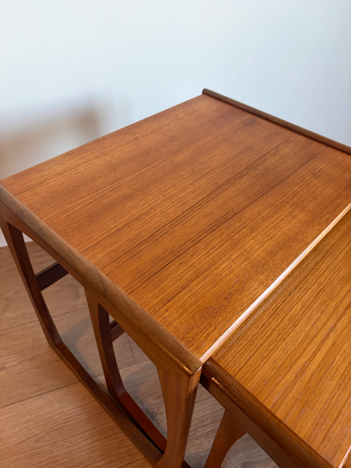 G-Plan Quadrille Teak Nest of Tables – Mid-Century Modern Refurbished in Excellent Condition