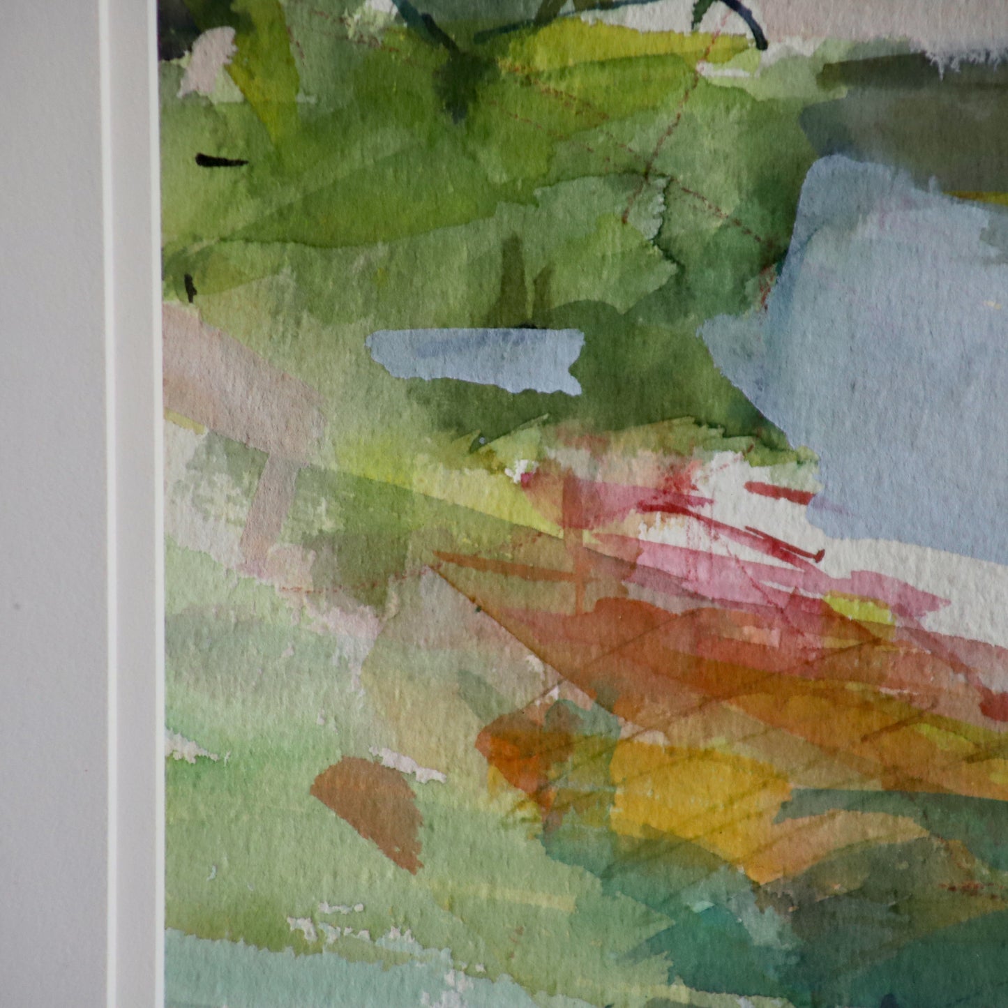 Watercolour of an English River (1994) by Roy Freer (1938-2021) Framed and Signed
